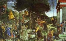Haga click para ver la imagen ampliada scenes from the life of moses.jpg